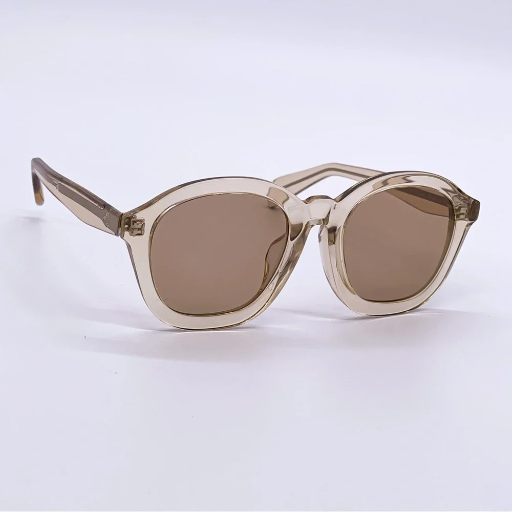 NEW CELINE SUNGLASSES CL40017F 57E BROWN CLEAR EYEWEAR CELINE - Picture 4 of 11